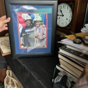 Joe Torrey and Mayor Giuliani signed photograph